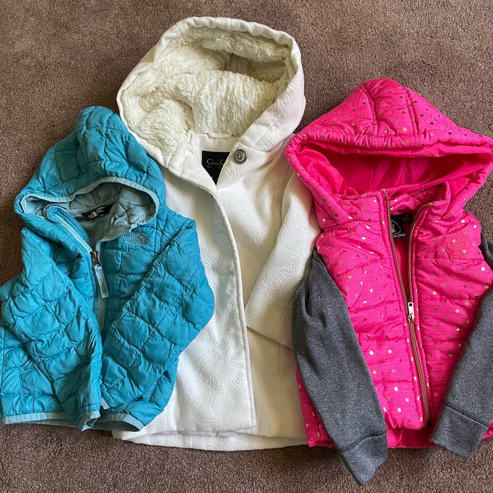2T Girls Winter Coat/Jacket-Lot of 3